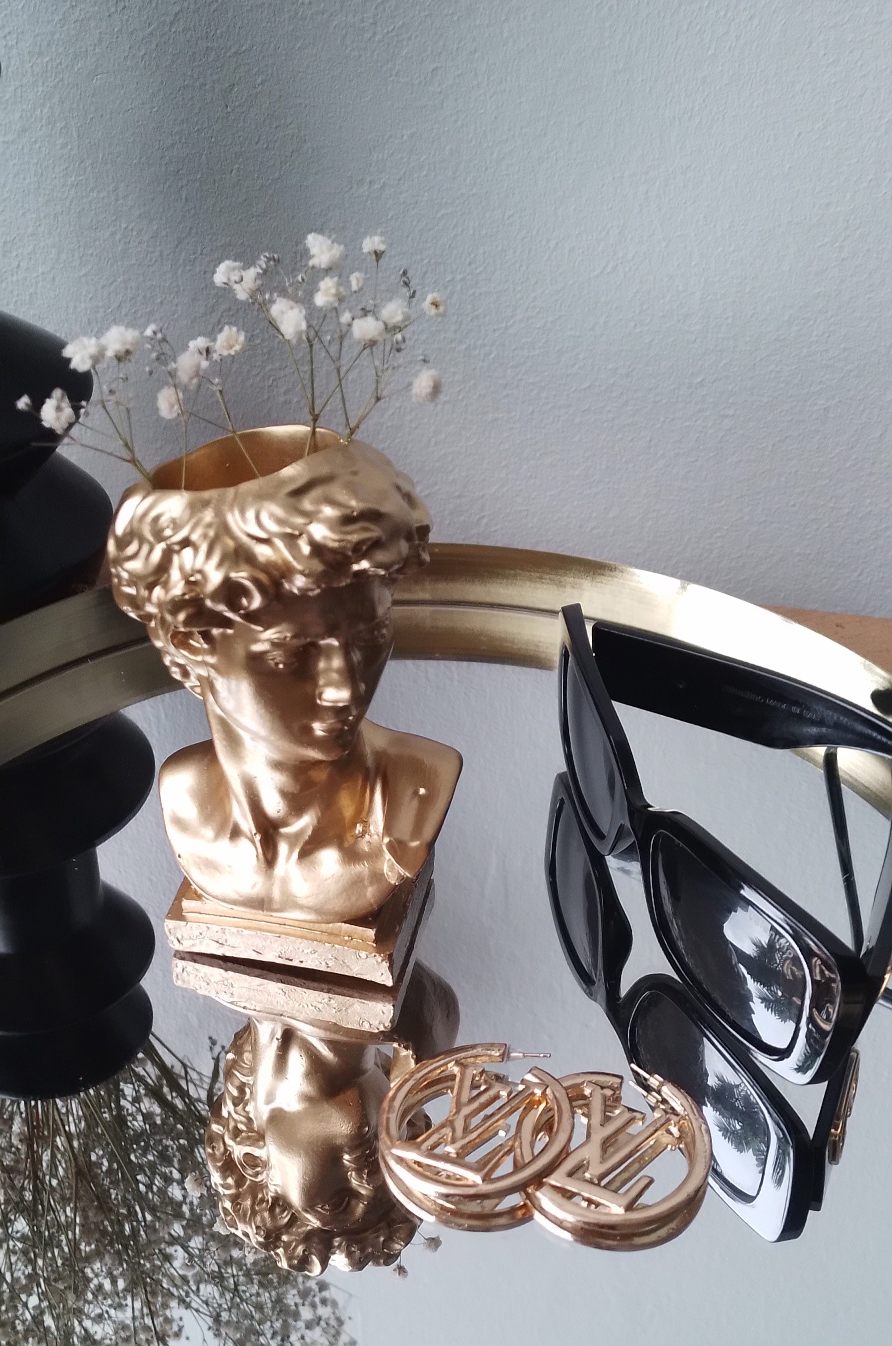 Michelangelo Greek David Statue Vase