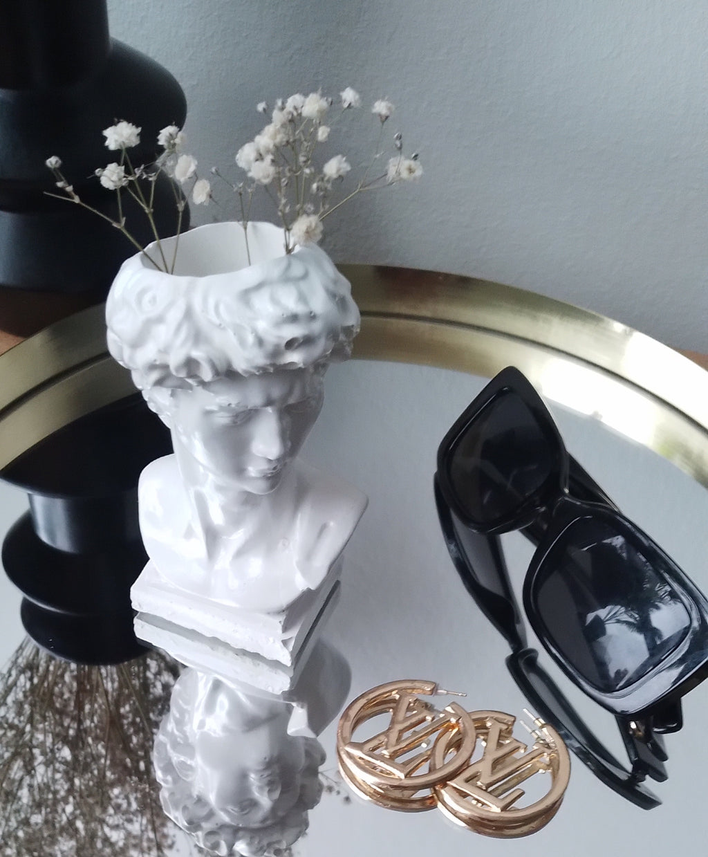 Michelangelo Greek David Statue Vase