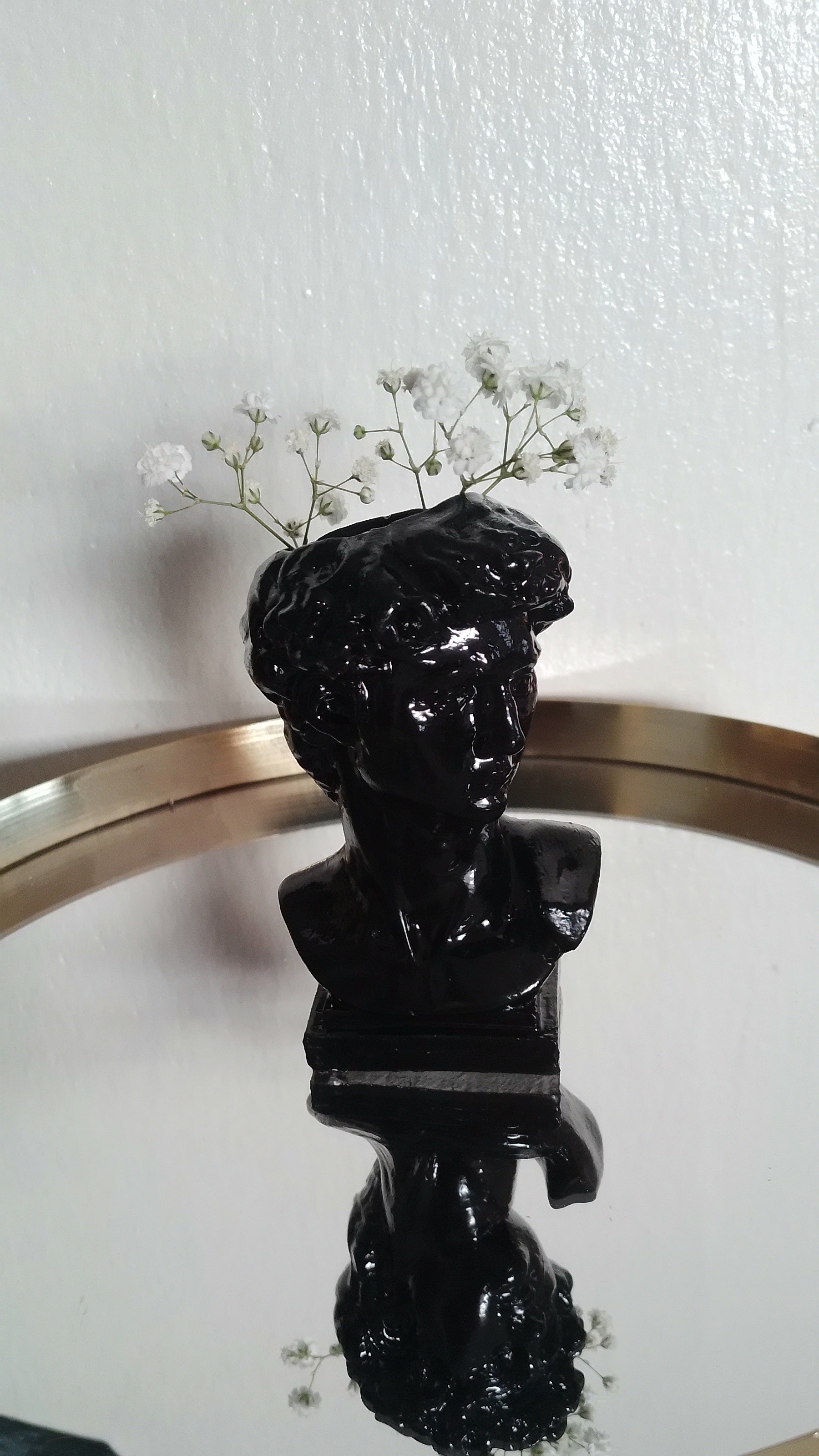 Michelangelo Greek David Statue Vase