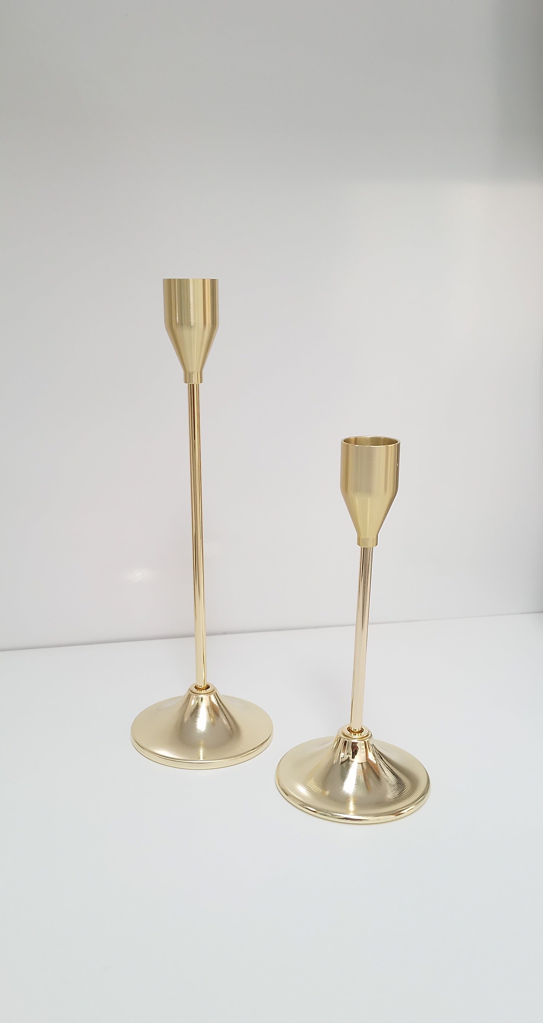 Gold Candle Holders(A Set of 3)